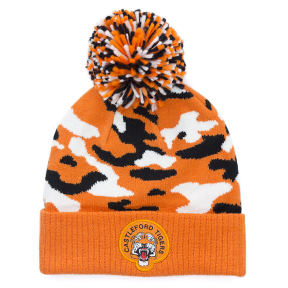 Castleford Tigers Camo Bobble Hat - Elite Pro Sports