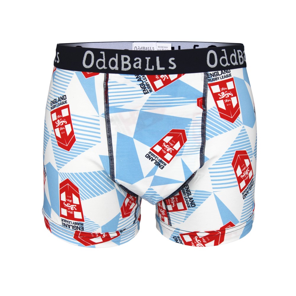 OddBalls England Alternate Rugby Boxer Shorts