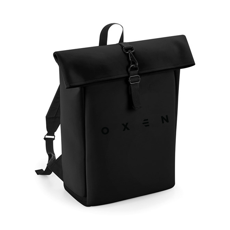 Matte black backpack sale