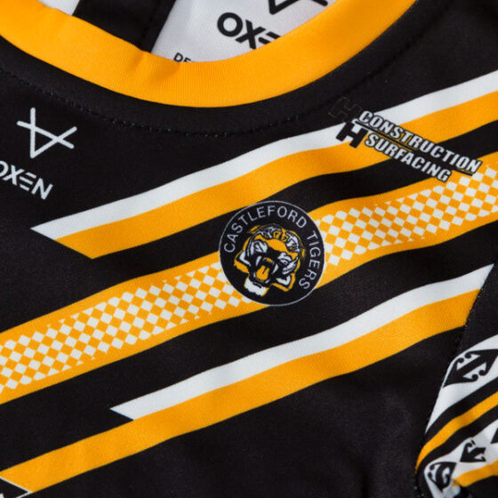 CASTLEFORD TIGERS Offiziell Men's Home Rugby League Jersey 2022 NEW Shirt  BNWT