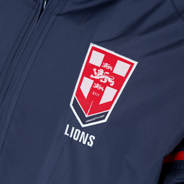 England RL Community Lions Rain Jacket - Elite Pro Sports