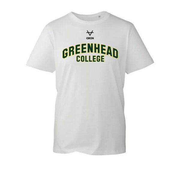 Greenhead College 23/24 Cotton Tee Senior White