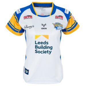 Men's Leeds Rhinos Rugby Shirt in Cobalt/gold