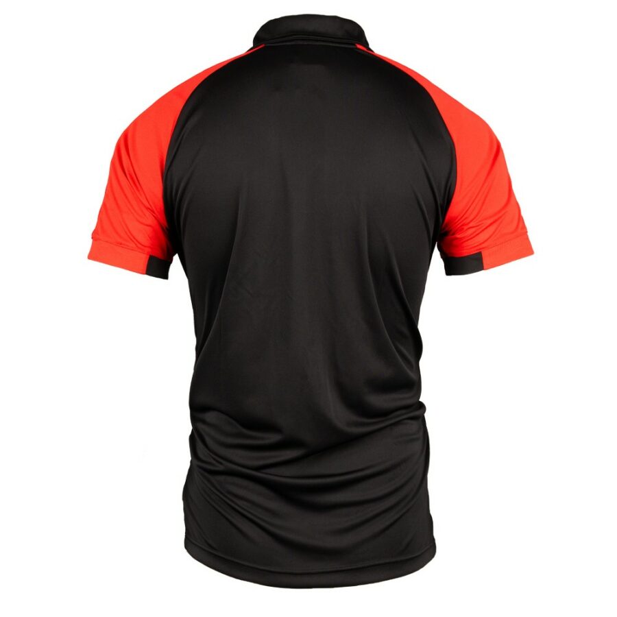 England RL Black/Red Polo Shirt - Elite Pro Sports