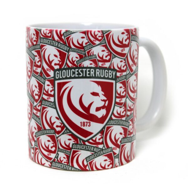 Gloucester Rugby All Crests Mug