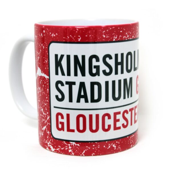 Gloucester Rugby Street Sign Mug