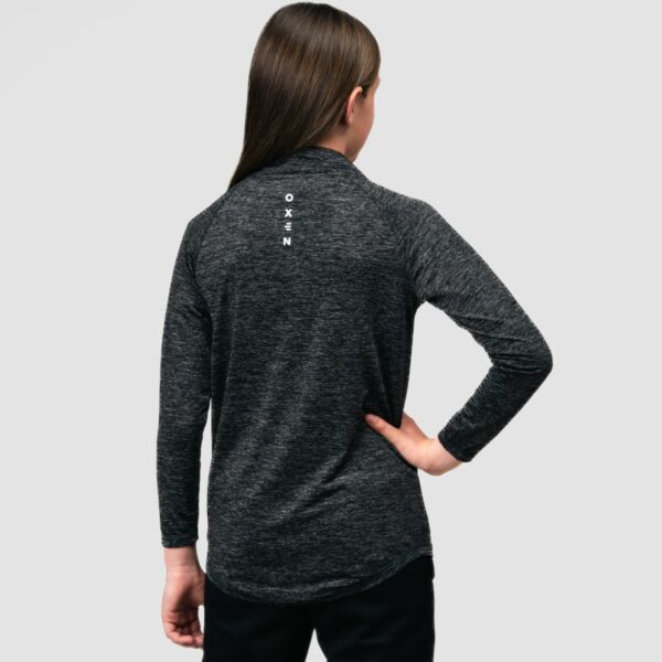 Oxen Junior Endure Midlayer Black/Grey - Image 3