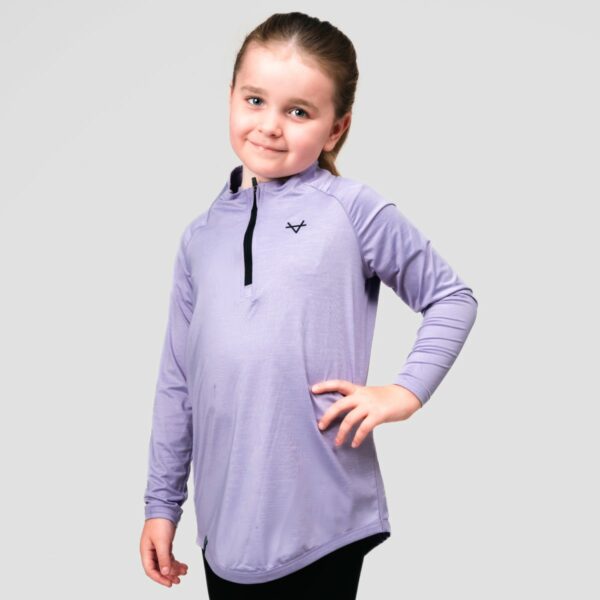 Oxen Junior Endure Midlayer Lavender - Image 4