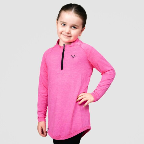 Oxen Junior Endure Midlayer Pink - Image 3