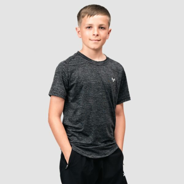 Oxen Junior Endure Tee Black/Grey