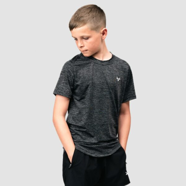 Oxen Junior Endure Tee Black/Grey - Image 2