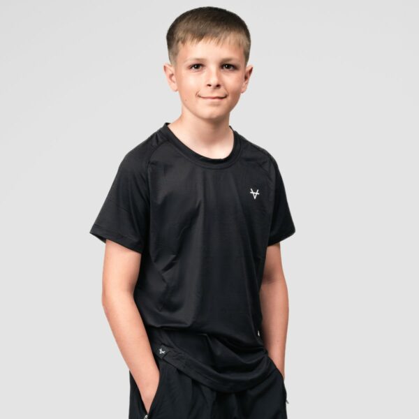 Oxen Junior Endure Tee Black - Image 2