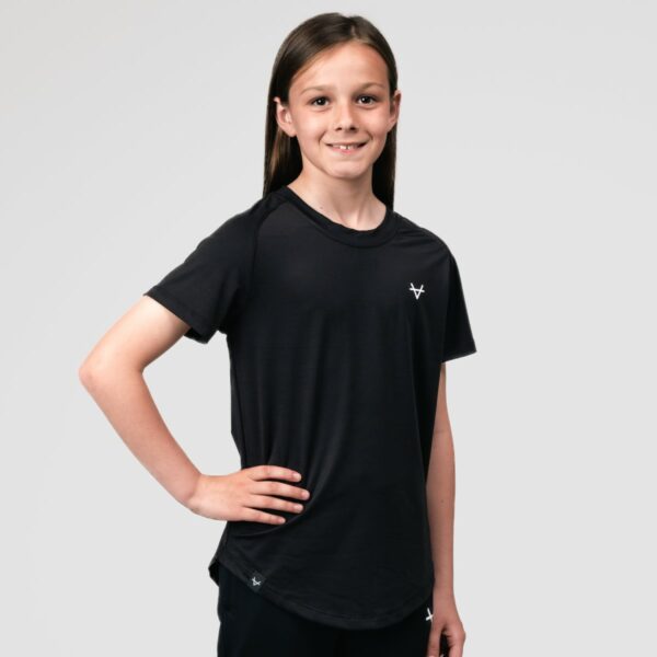 Oxen Junior Endure Tee Black - Image 5