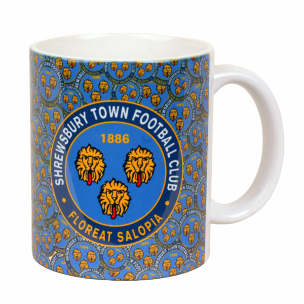 Shrewsbury Town Multi Crests Mug - Image 3