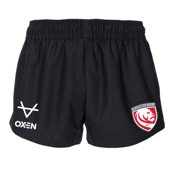 Gloucester Hartpury COE Black Rugby Short