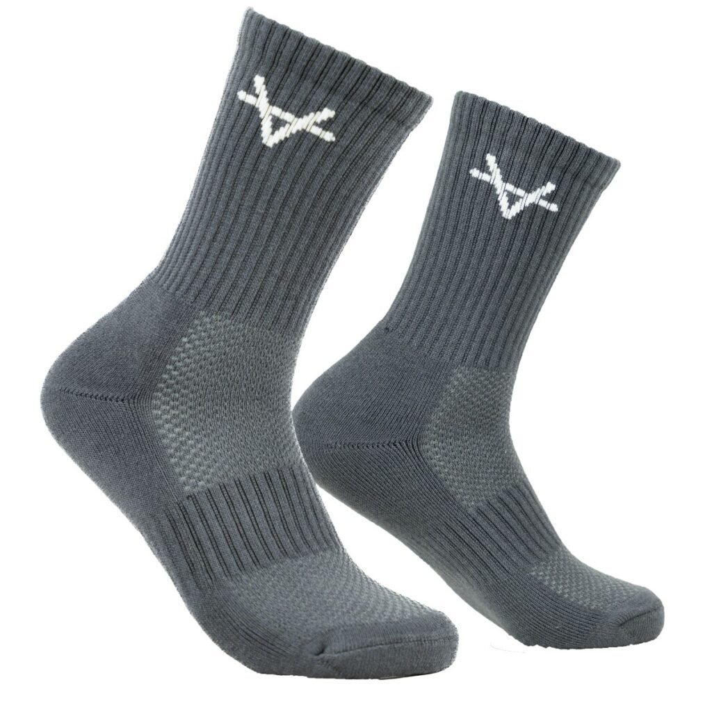 Oxen Charcoal Crew Socks - Elite Pro Sports