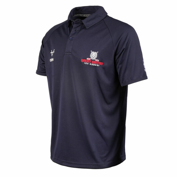 GB Ice Hockey Navy Polo - Image 2