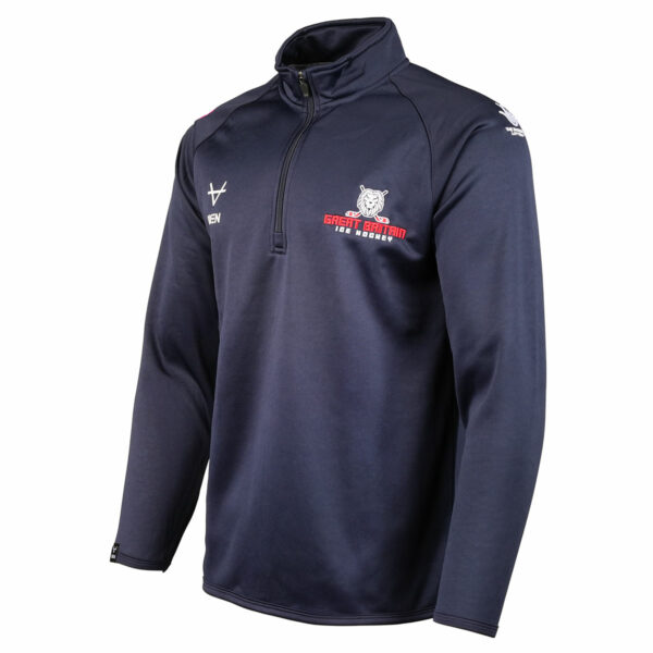 GB Ice Hockey Navy QZ Jacket - Image 2