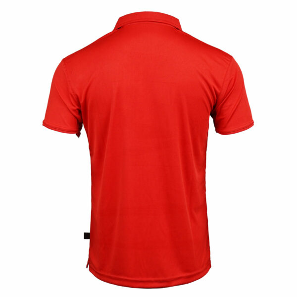 England RL Chest Panel Polo Red - Image 3