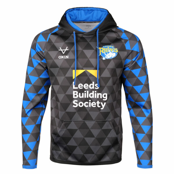 Leeds Rhinos 2025 Black Alternate Kit Hoody