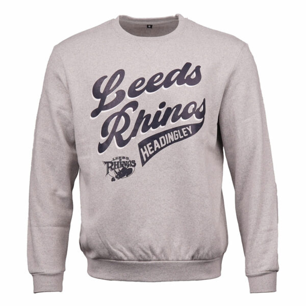 Leeds Rhinos Essential Sweatshirt Grey