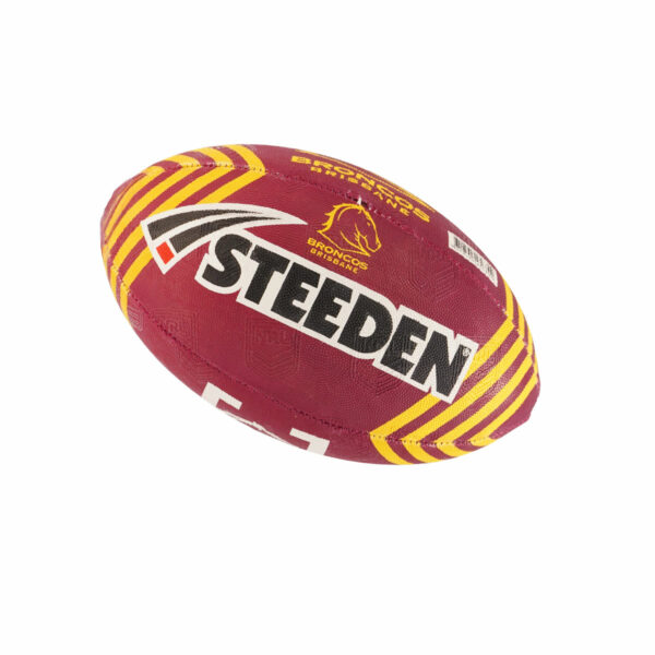 ST NRL Supporter Ball Broncos 11 inch (2025) - Image 2