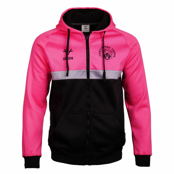 Castleford Tigers 2025 Away FZ Hoody Ladies