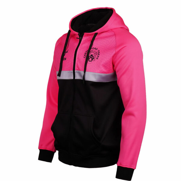 Castleford Tigers 2025 Away FZ Hoody Ladies - Image 2