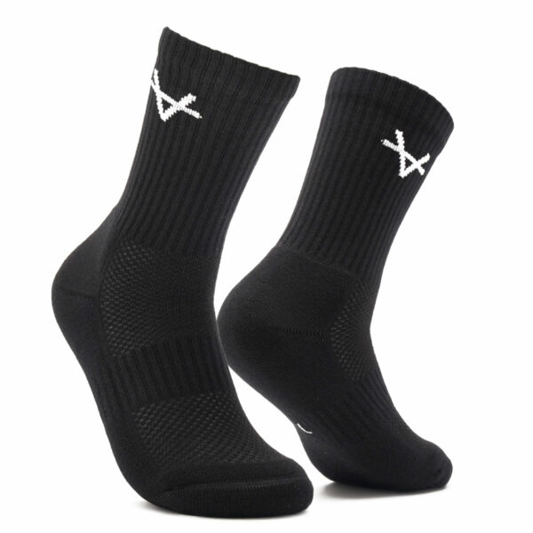 Oxen Black Crew Socks