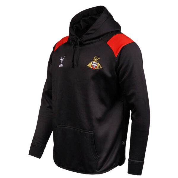 Doncaster Rovers Black & Red OH Hoody - Image 2