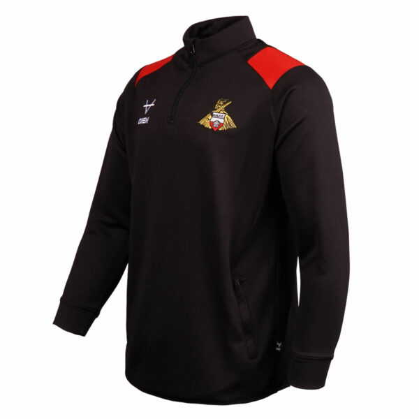 Doncaster Rovers Black & Red QZ Jacket - Image 2