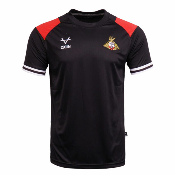 Doncaster Rovers Black & Red Training Tee