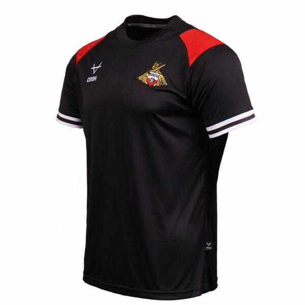 Doncaster Rovers Black & Red Training Tee - Image 2