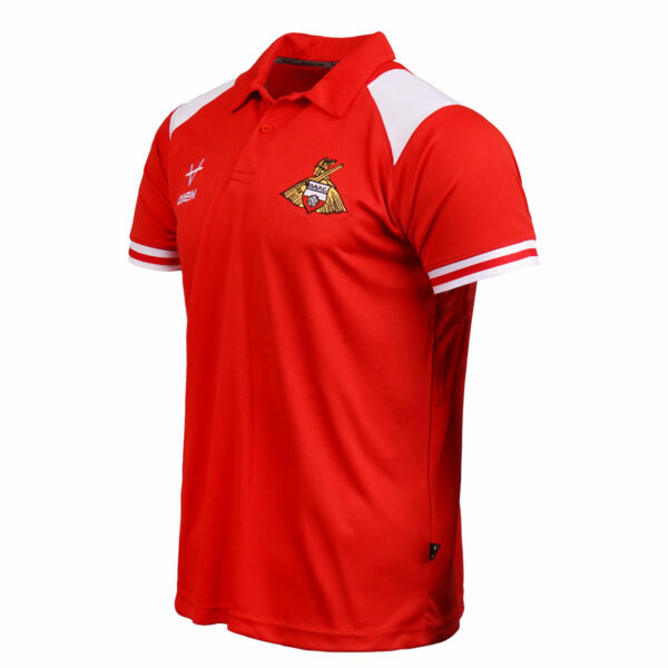 Doncaster Rovers Red & White Polo - Image 2