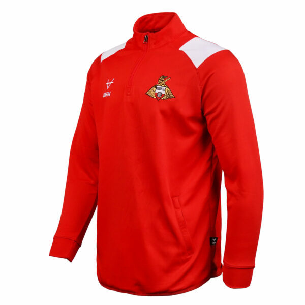 Doncaster Rovers Red & White QZ Jacket - Image 2