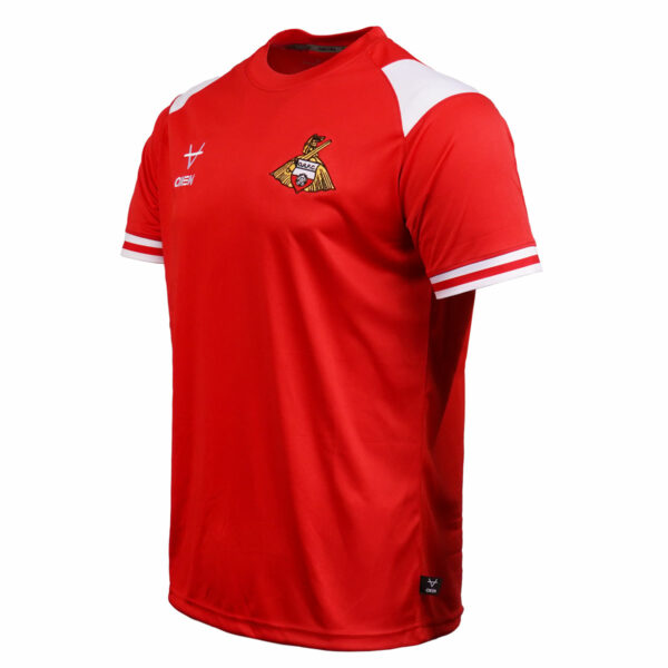 Doncaster Rovers Red & White Training Tee - Image 2