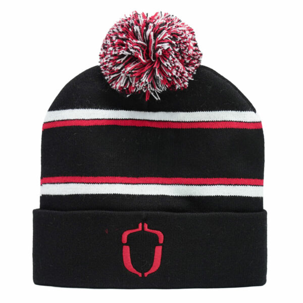 Hartpury Acorn Black Bobble Hat