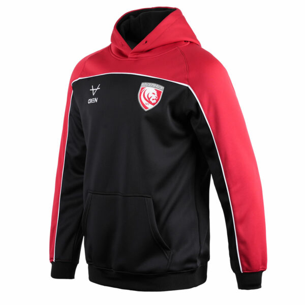 Gloucester Rugby 24/25 Deep Red OH Hoody - Image 2